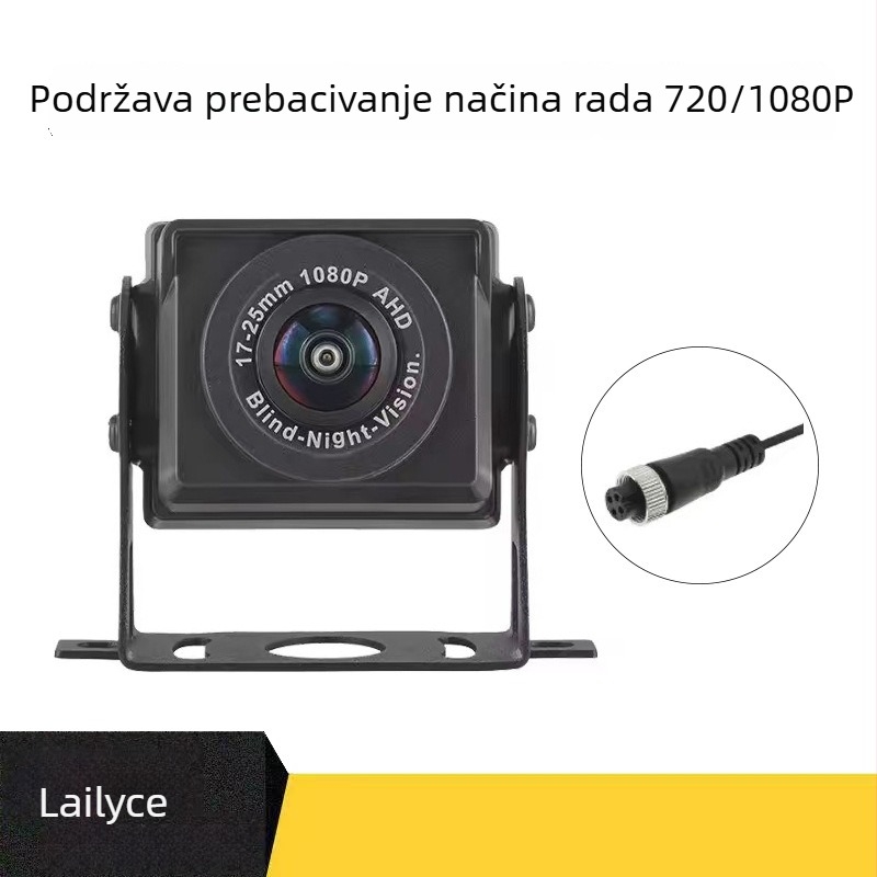 Zadnja kamera za kamione i autobuse, 12–24V, HD noćni vid, dvostruki/četverostruki nadzor