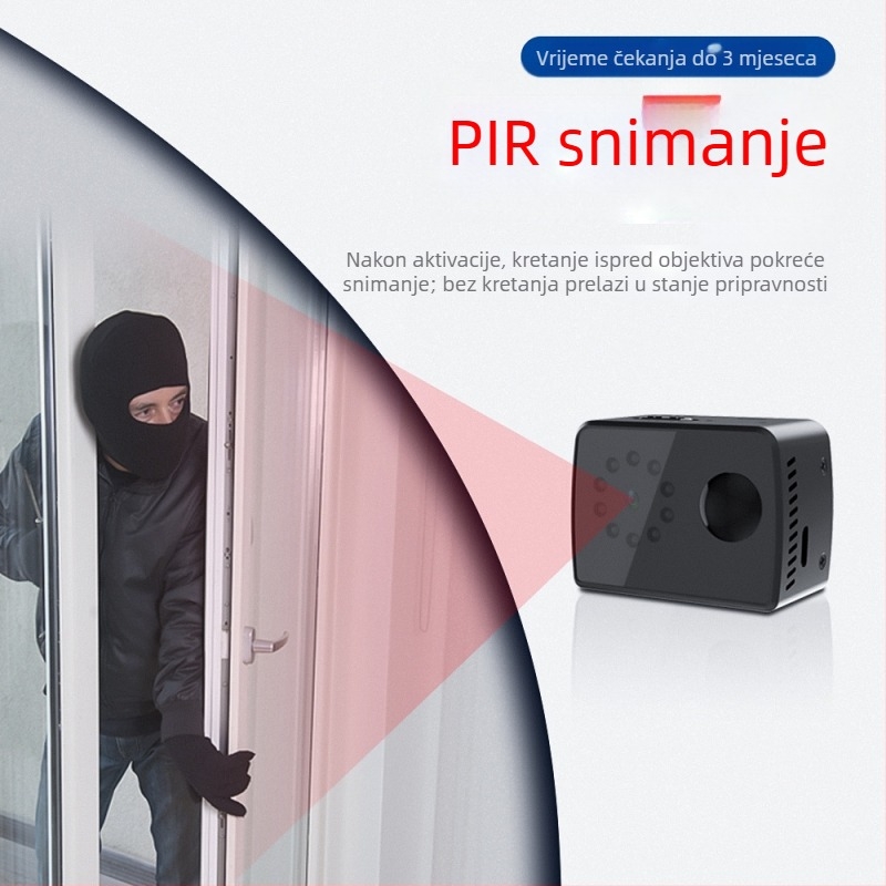 MD20 bežična sigurnosna kamera s 1080p rezolucijom, PIR senzorom pokreta i noćnim vidom