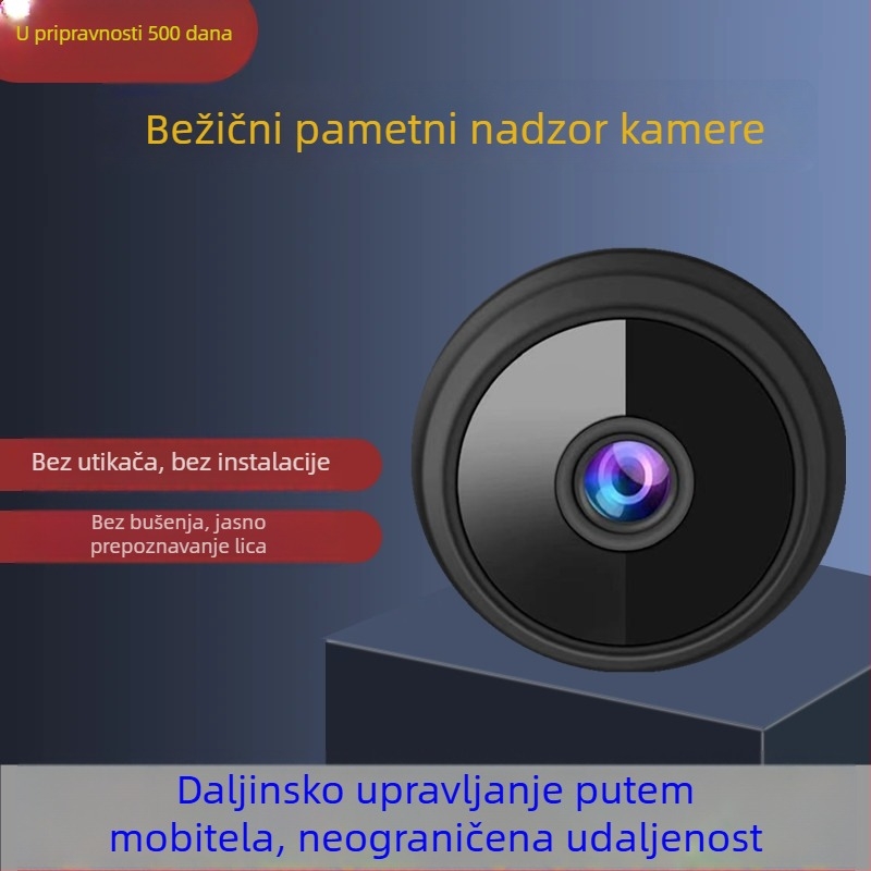 Bežična sigurnosna kamera za unutarnju i vanjsku upotrebu uz daljinsko praćenje, visoka razlučivost.