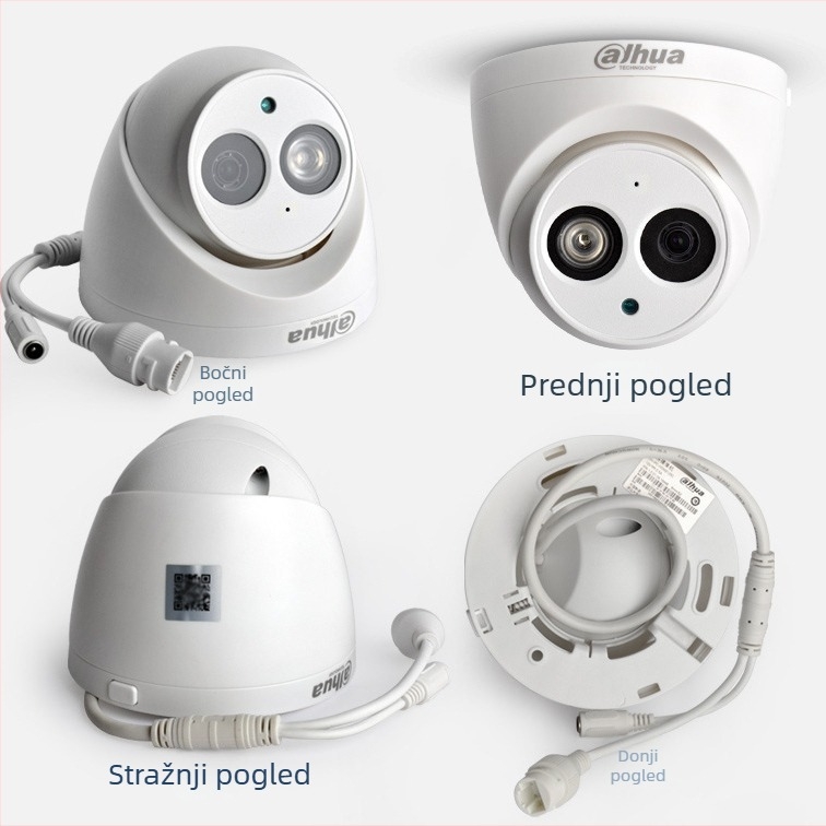Dahua 2MP hemisferna IP kamera DH-IPC-HDW1230C-A s audio, napajanje bez POE