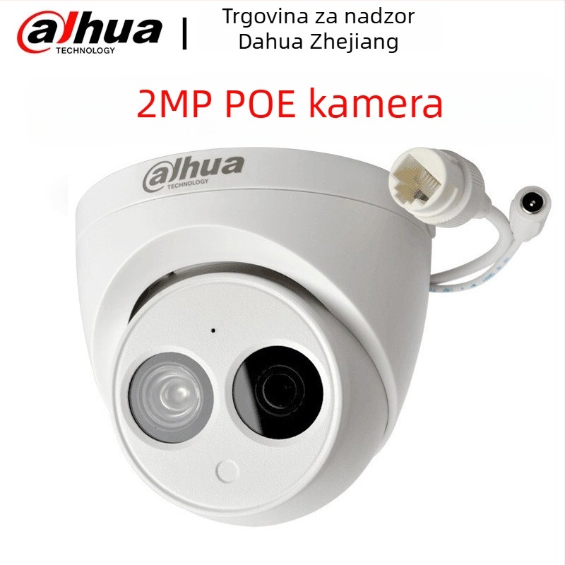 Dahua 2MP hemisferna IP kamera DH-IPC-HDW1230C-A s audio, napajanje bez POE