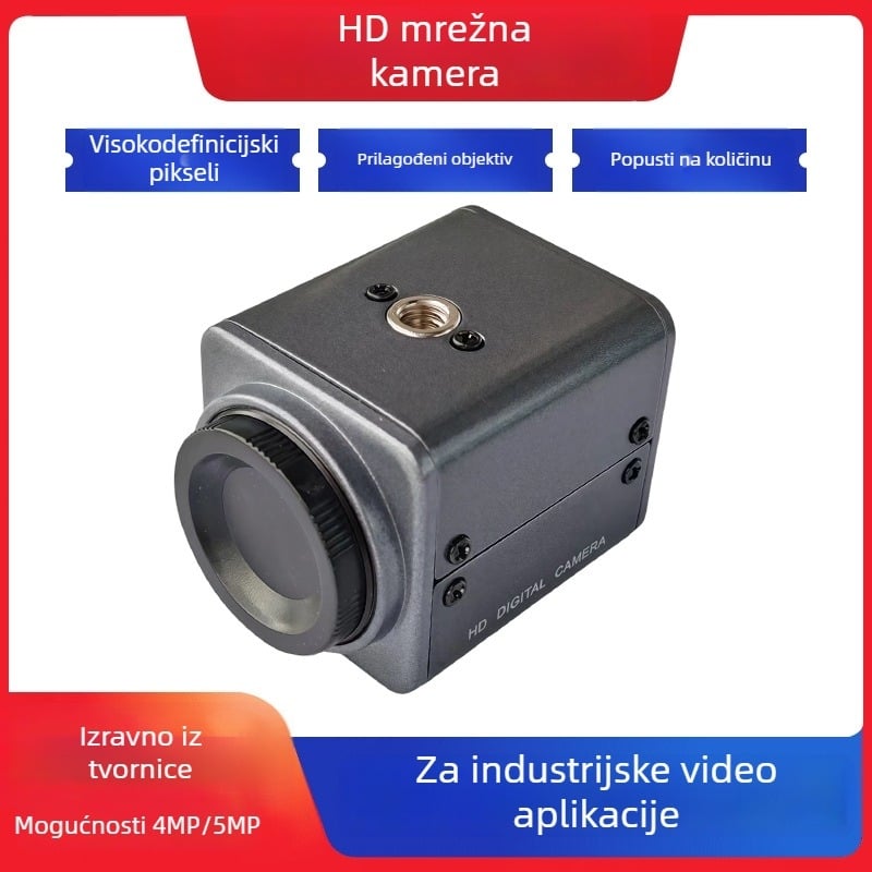 4 milijuna visoke rezolucije mrežna kamera, daljinska industrijska kamera, video mikroskop i laserski zavarivački monitor