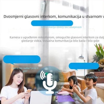 Bežična HD kamera V380 Pro za kućno i poslovno nadzor s daljinskim pristupom putem mobilnog telefona