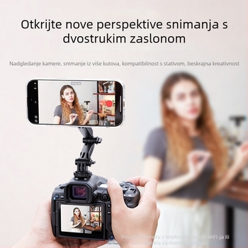 JJC MS-CS1 Držač za kameru s magnetskim držačem za telefon, horizontalno i vertikalno snimanje