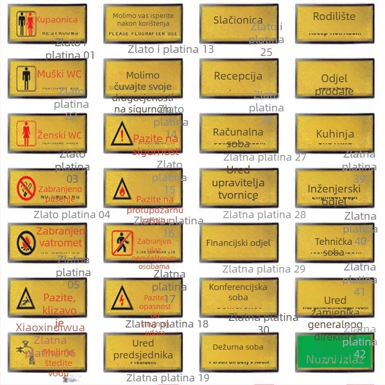 Zidni znak Zabranjeno pušenje – sigurnosna signalizacija za požarnu zaštitu u radionici