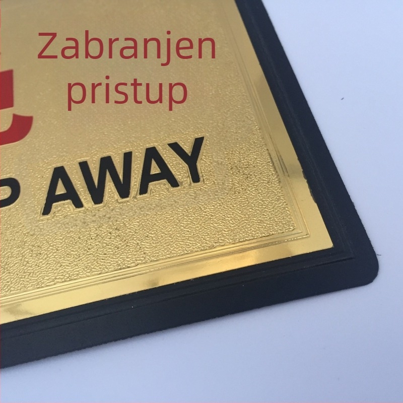 Zidni znak Zabranjeno pušenje – sigurnosna signalizacija za požarnu zaštitu u radionici