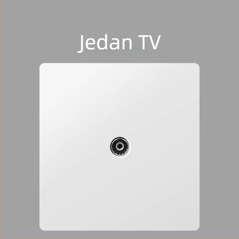 Keka 86 Zidni Skriveni Panel za CCTV i TV s Gigabitnim Ethernetom i Koaksijalnim Portom