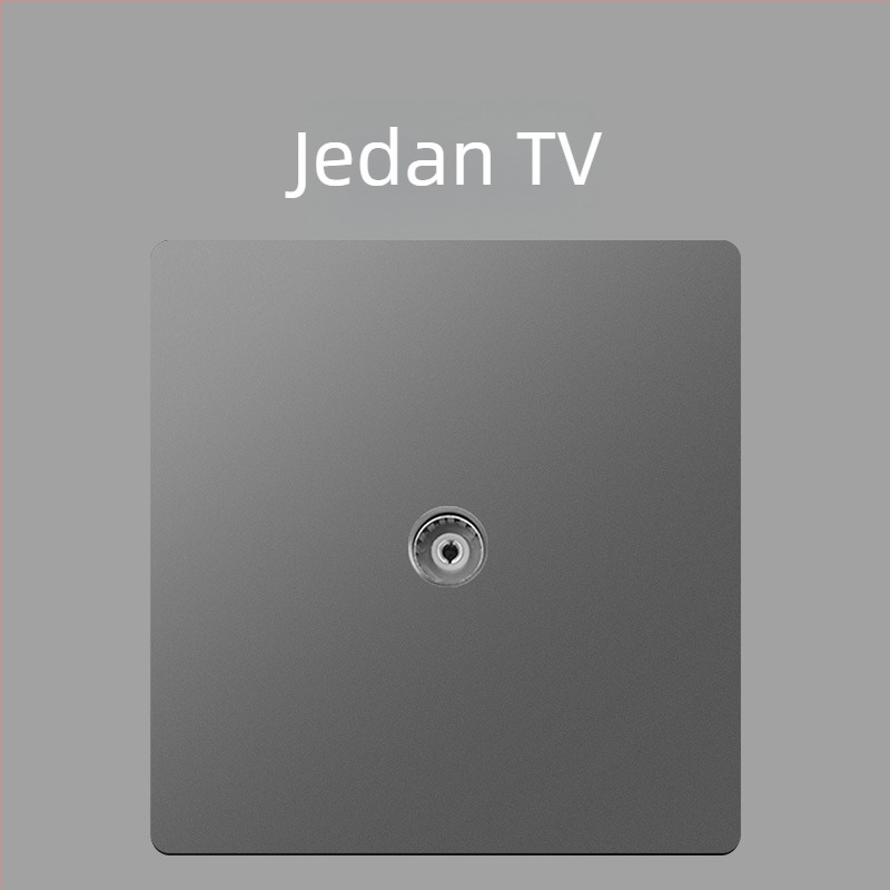 Keka 86 Zidni Skriveni Panel za CCTV i TV s Gigabitnim Ethernetom i Koaksijalnim Portom