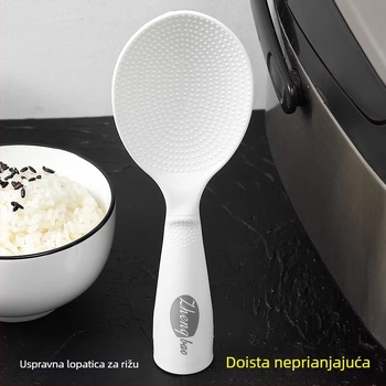3D žlica za rižu za kućnu upotrebu, može stati uspravno, neprijanjajuća žlica za posluživanje riže i špatula