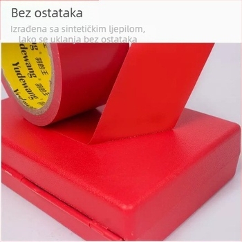Crvena PVC upozoravajuća traka za označavanje poda i protupožarnu sigurnost — 12mm x 18yd