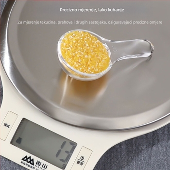 Mjerna žlica za pečenje, 5 ml – prozirna akrilna žlica za dječji mliječni prah i voćni prah za čaj s mlijekom, kratka drška