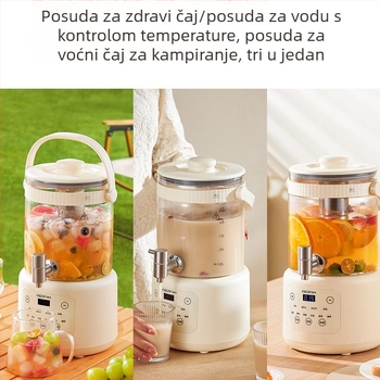 Inteligentni lonac za zdravlje s konstantnom temperaturom, integriranim dinstanjem i kuhanjem čaja, lonac za vodu, velik kapacitet za čaj od cvijeta, za kućnu uporabu
