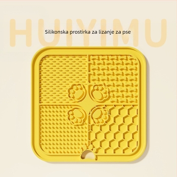 Silikonska posuda za lizanje pasa – igračka za obogaćivanje, protuklizna posuda za usporeno hranjenje