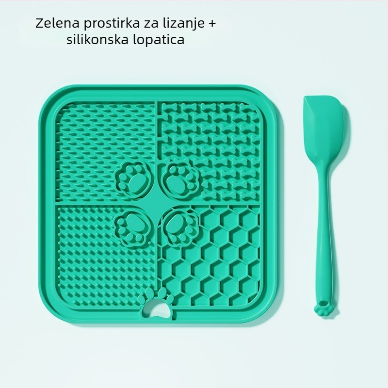 Silikonska posuda za lizanje pasa – igračka za obogaćivanje, protuklizna posuda za usporeno hranjenje