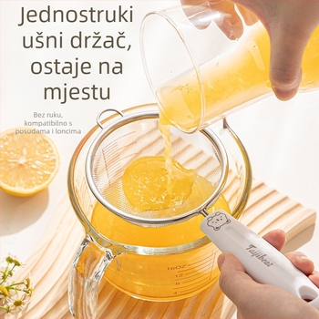 Guangyi 304 nehrđajući čelik, ultra fina mrežasta filtrirajuća žlica za dječju hranu, cjedilo za šećer u prahu i kakao u prahu