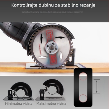 Mekla metalni osnovni nosač za kutnu brusilicu i ručnu brusilicu – zaštitni poklopac za stolnu pilu i okvir kružne pile