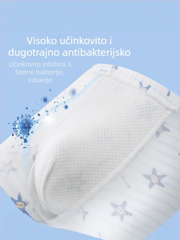 Klasa A Modal dječje bokserice za dječake, antibakterijske, mekane, s motivom crtića za stariju djecu