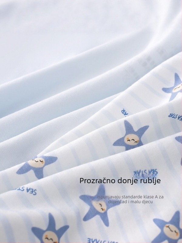 Klasa A Modal dječje bokserice za dječake, antibakterijske, mekane, s motivom crtića za stariju djecu