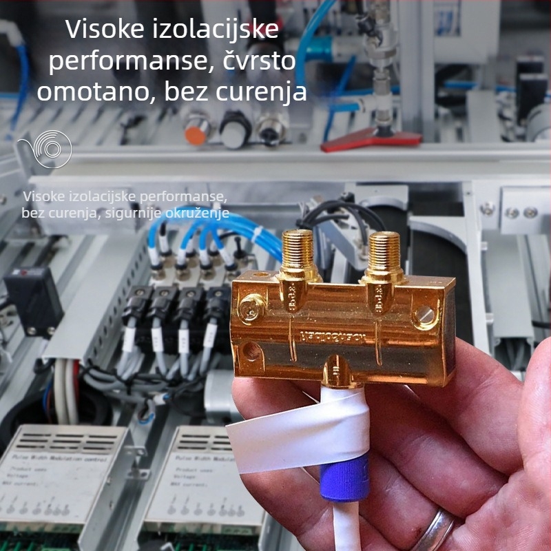 LIAN LI TAPE Bijela PVC električna traka, vatrootporna izolacija, visoka temperatura otporna, vodootporna