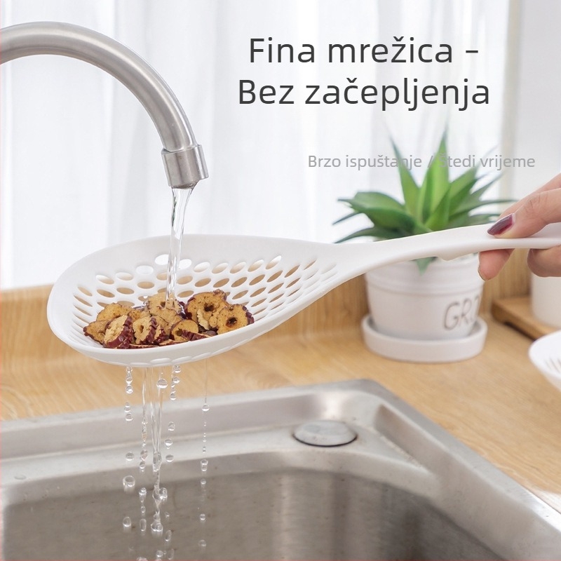 Otpornost na opekline, otporno na visoke temperature, veliko cjedilo za rezance i knedle, kuhinjska cjedila