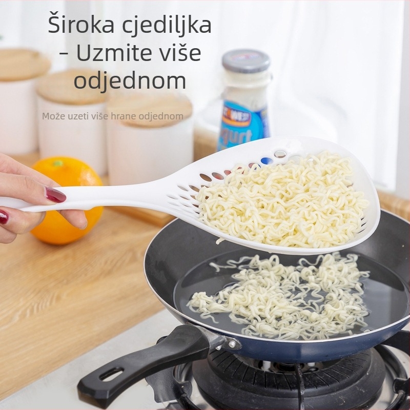 Otpornost na opekline, otporno na visoke temperature, veliko cjedilo za rezance i knedle, kuhinjska cjedila