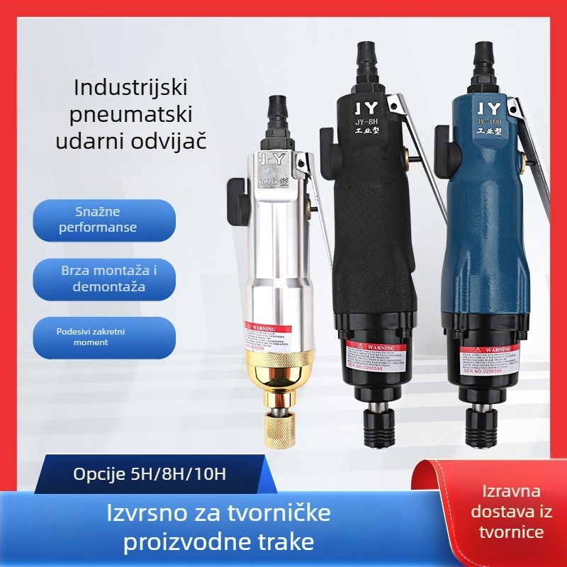 Pneumatski odvijač s podesivim momentom, industrijske kvalitete, visok okretni moment