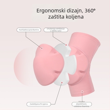 Koljenjaci za ples s PU jastučićem i spužvom, zaštita za odbojku i košarku, debeli model