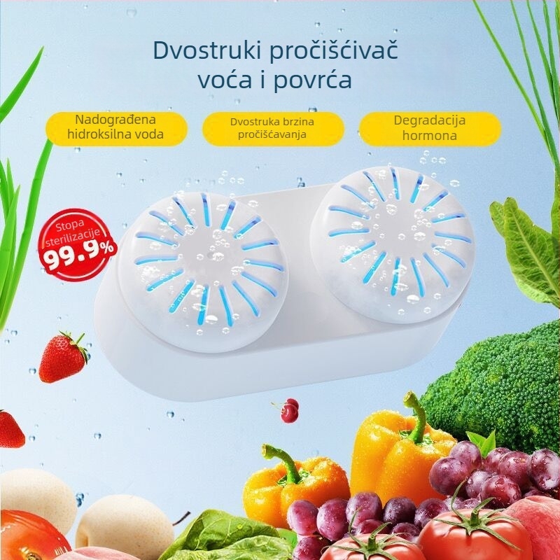 Kućni stroj za pranje voća i povrća – dezinfekcija i uklanjanje ostataka pesticida, pametno pranje