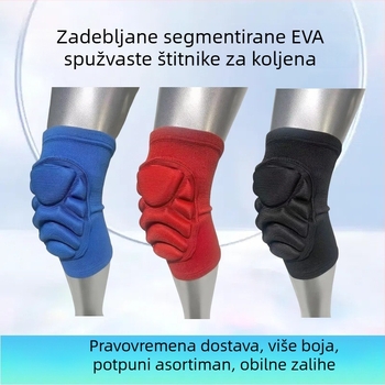 Jastučići za koljena s debelim slojem pjene protiv udara, prozračni, za odbojku, ples, klečanje, zaštitu od pada, vožnju biciklom i nogomet