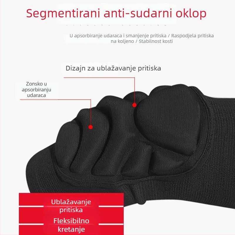 Jastučići za koljena s debelim slojem pjene protiv udara, prozračni, za odbojku, ples, klečanje, zaštitu od pada, vožnju biciklom i nogomet