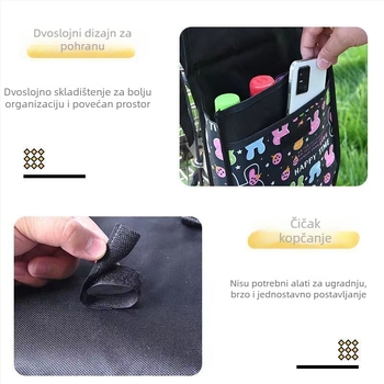 Prednja vodootporna torba za skladištenje za električni bicikl