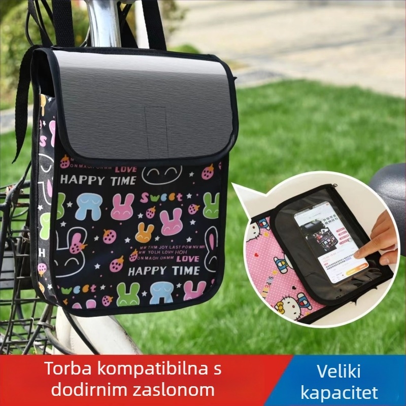 Prednja vodootporna torba za skladištenje za električni bicikl