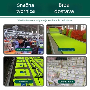Reflektirajuća pamučna jakna za prometnu službu, zimska deblja, vanjska zaštita od hladnoće
