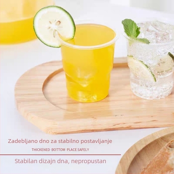 Jednokratni set posuđa: zdjela, štapići za jelo, šalica i tanjur za kampiranje