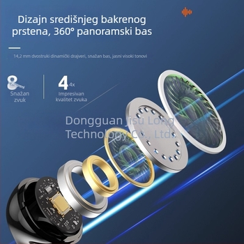 USB žične slušalice s mikrofonom, 2,5 m kabel, za PC i laptop, visokokvalitetan zvuk, gaming, polu-ušni dizajn