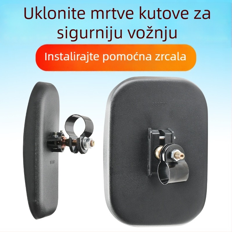 Kvadratno zrcalo za mrtve kutove na kamionu, kompatibilno s JAC i Foton, HD konveksno retrovizor, univerzalno pomoćno ogledalo