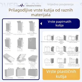 Prilagođena prozirna PVC kutija za pickleball, prozirna PET sklopiva kutija s otiskom, PP ambalaža s toplinskim utiskom i mat završna obrada