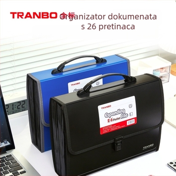 26-dijelna harmonika torba za dokumente, velika kapaciteta, A4, za učenike i ured