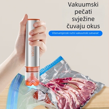 USB napajani vakuumski zatvarač za vrećice sa hranom i kutije za ručak, ABS kućište, model KZ-100