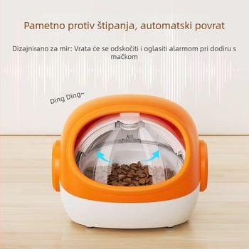 Explore Pets automatski hranilnik za više mačaka s identifikacijom čipa za sprječavanje krađe i vremenski daljinski upravljač