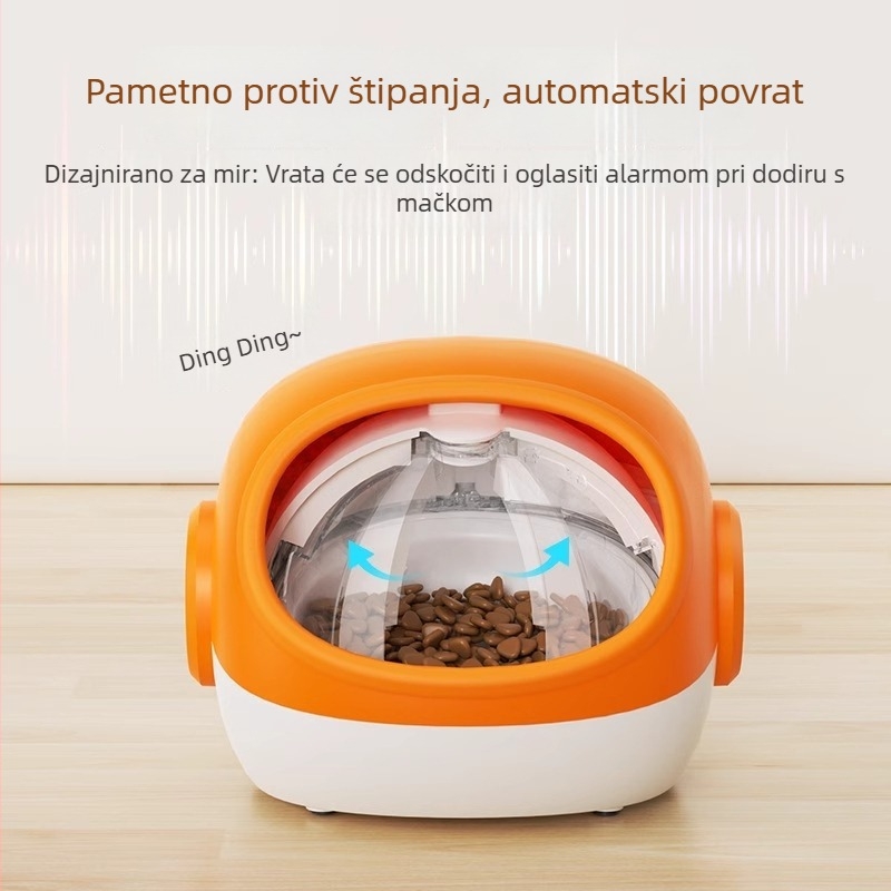 Explore Pets automatski hranilnik za više mačaka s identifikacijom čipa za sprječavanje krađe i vremenski daljinski upravljač