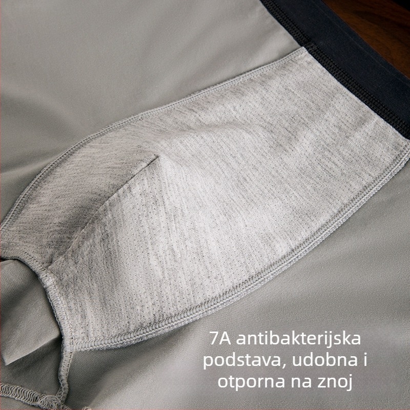 Ispisane muške bokserice, udoban srednji pojas, za mlade, Pima pamuk, trendovski dizajn
