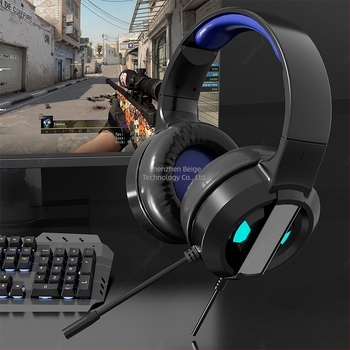 Gamer slušalice za PC, over-ear, USB kabel, mikrofon, 7.1 surround zvuk