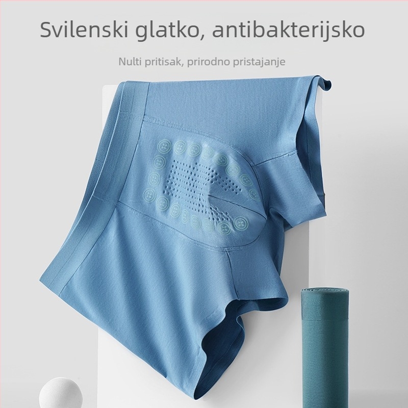 Muške bokserice, prozračne, antibakterijske, srednje visine, nevidljive ispod odjeće