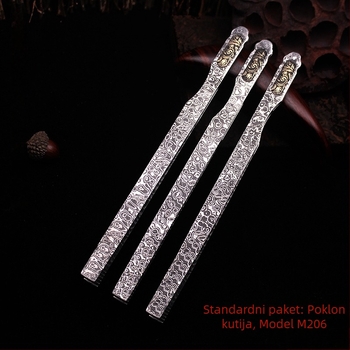 Čajni klips iz serije Damascus Copper Flower, integrirani alat za čajnu ceremoniju, M206