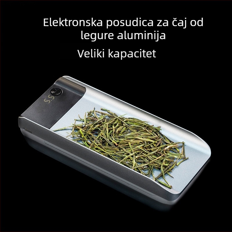 Rongshan Hall aluminijska legura elektronička vaga za čaj, pribor za čaj i dodaci za čajnu ceremoniju