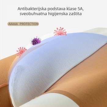 Jesen-zimske čisto pamučne muške bokserice, pamuk 50s, antibakterijska prepona, srednji pojas, prozračne