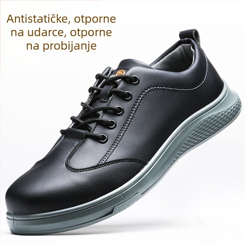 Maibang JYX antistatične sigurnosne cipele s PU sole, bijele, prozračne, otporne na udarce i probijanje