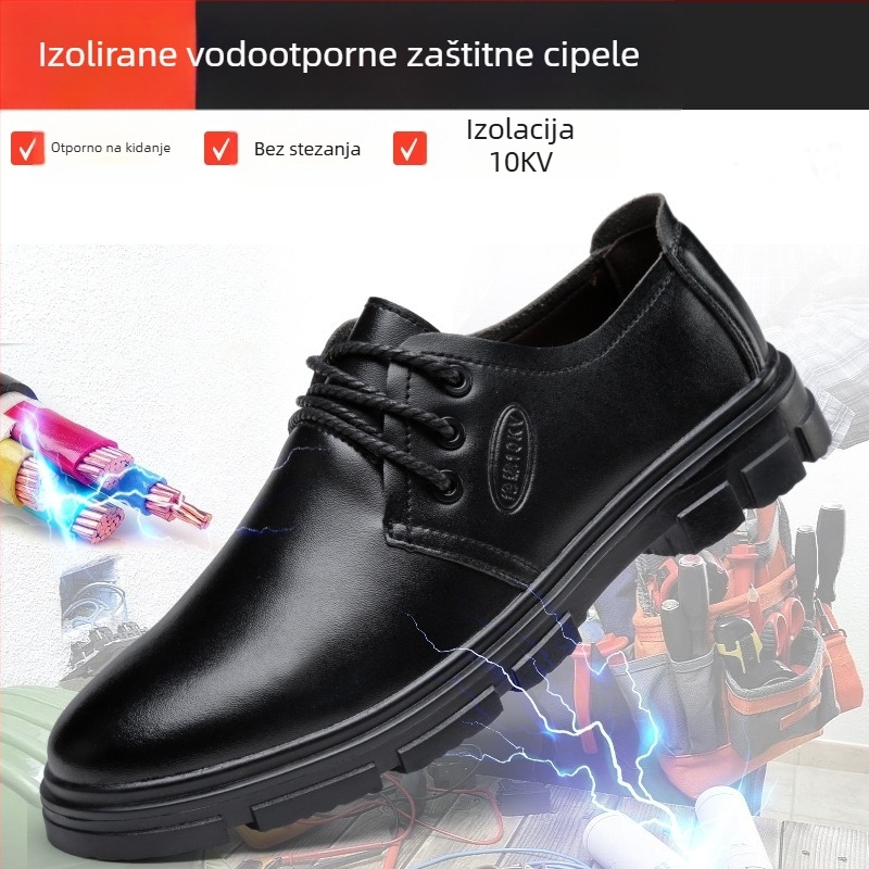 Izolirane električarske cipele, otporne na habanje, protuklizne, 6 kV izolacija