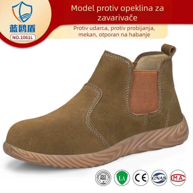Visoke zaštitne radne cipele za muškarce – otporne na udarce, otporne na probijanje, otporne na toplinu, otporne na iskrenje, udobne i izdržljive za ljeto